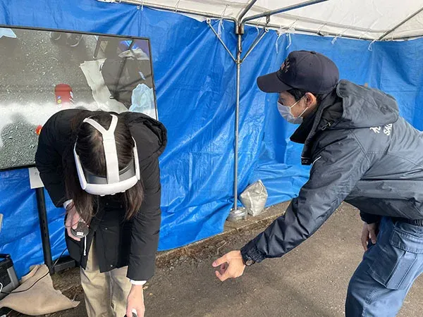 消火訓練の様子