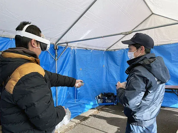 消火訓練の様子