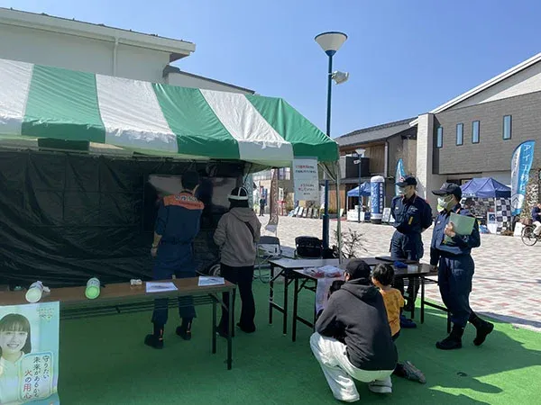 相模原市住宅公園体験会の様子