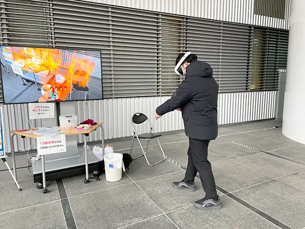そなエリア東京体験会の様子